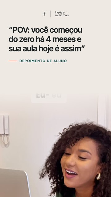 POV: você começou do zero há 4 meses e sua aula hoje é assim