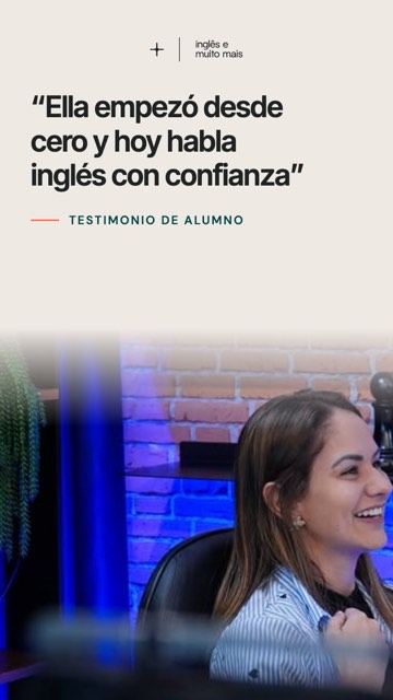 Ella empezó desde cero y hoy habla inglés con confianza